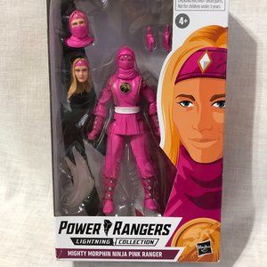 Hasbro Power Rangers Lightning Collection Mighty Morphin Ninja Pink Ranger New